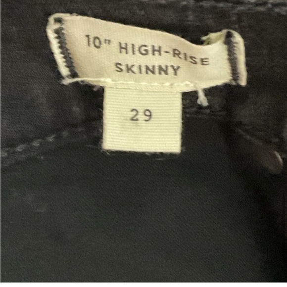 Madewell Berkeley 10” high rise skinny jeans, button fly - Picture 8 of 8